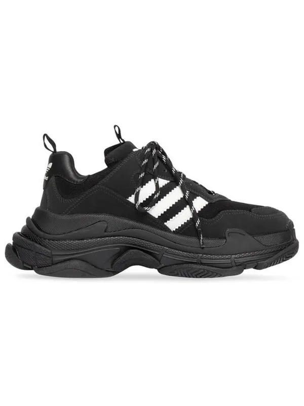 Кроссовки adidas x triple s sneaker 'black white' Balenciaga — изображение 2 из 4, черный/белый