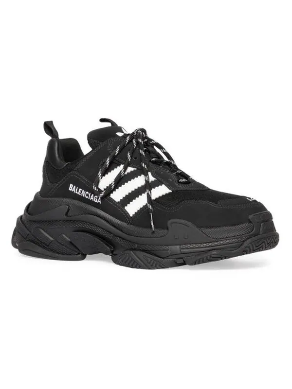 Кроссовки adidas x triple s sneaker 'black white' Balenciaga — изображение 3 из 4, черный/белый