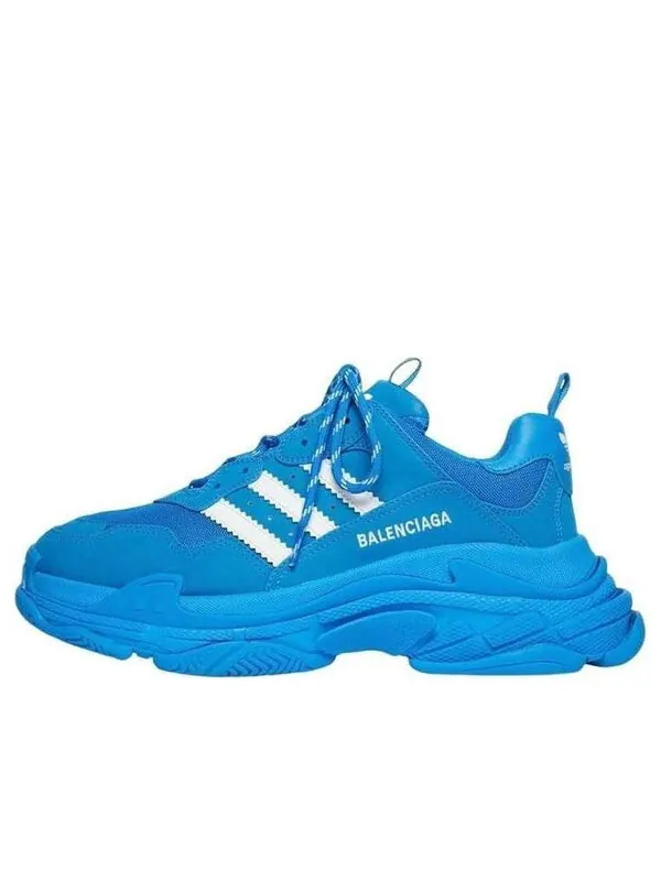 Кроссовки tripe s x adidas Balenciaga — изображение 1 из 4, синий