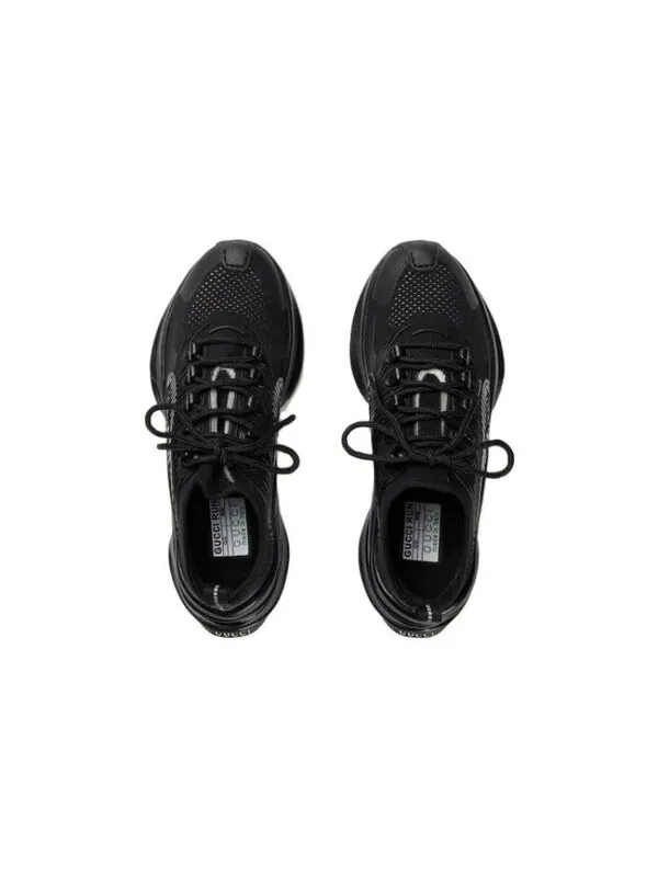 Кроссовки run sneaker 'black' Gucci — изображение 3 из 4, черный
