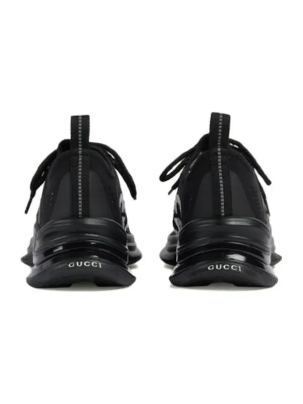 Кроссовки run sneaker 'black' Gucci — изображение 4 из 4, черный