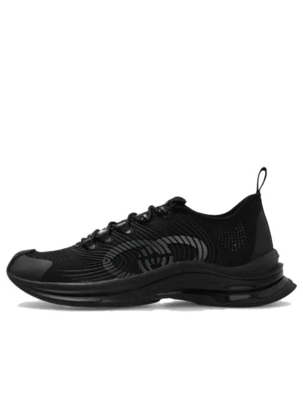 Кроссовки run sneaker 'all black' Gucci — изображение 1 из 4, черный