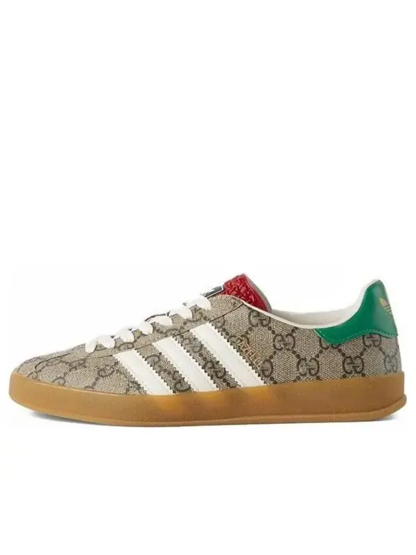 Кроссовки adidas x gazelle 'beige white' Gucci — изображение 1 из 4, бежевый/белый