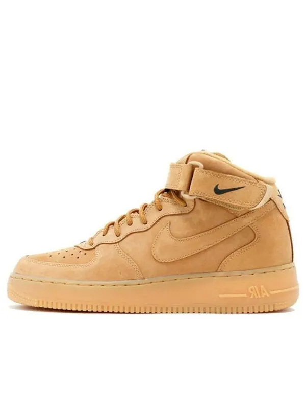 Кроссовки air force 1 mid '07 prm qs 'flax' Nike — изображение 1 из 4, коричневый