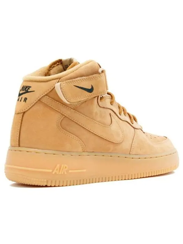 Кроссовки air force 1 mid '07 prm qs 'flax' Nike — изображение 3 из 4, коричневый