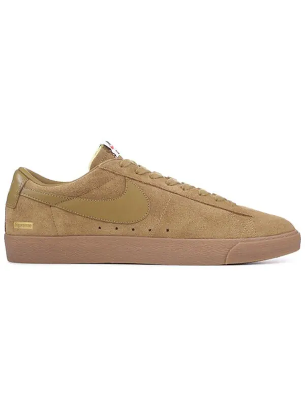 Кроссовки x supreme sb blazer low gt Nike — изображение 3 из 4, коричневый
