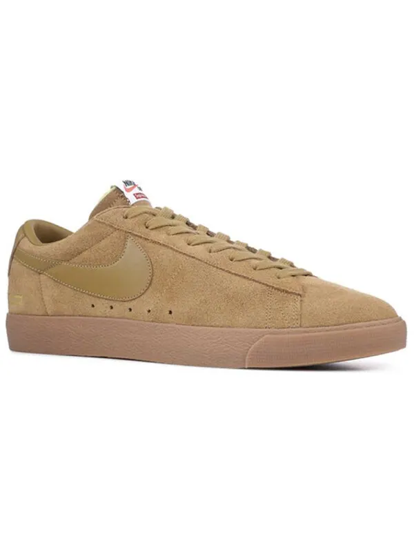 Кроссовки x supreme sb blazer low gt Nike — изображение 4 из 4, коричневый