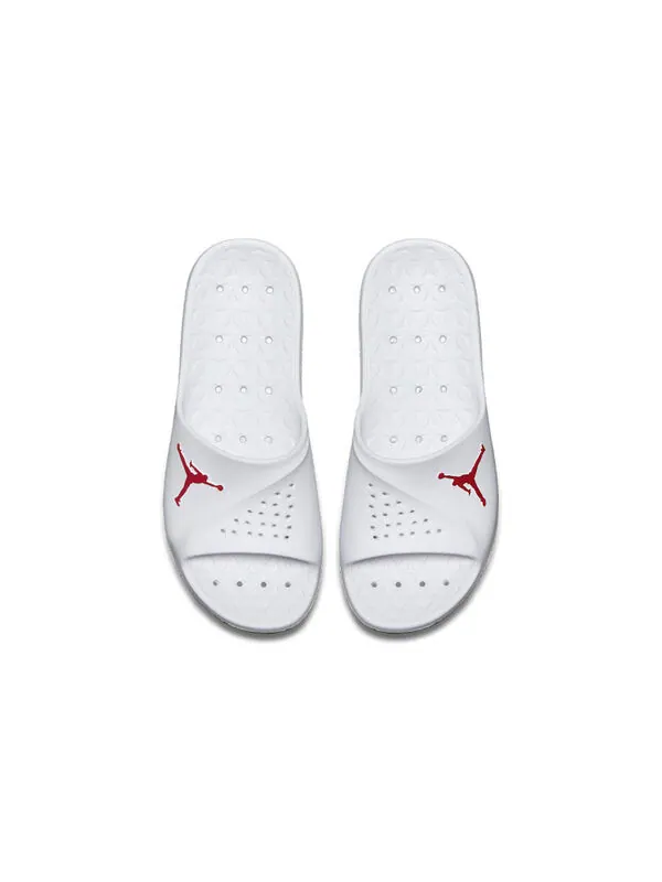Тапочки Air Jordan Super.Fly Team Slide 'White Gym Red' — изображение 3 из 4, белый/красный