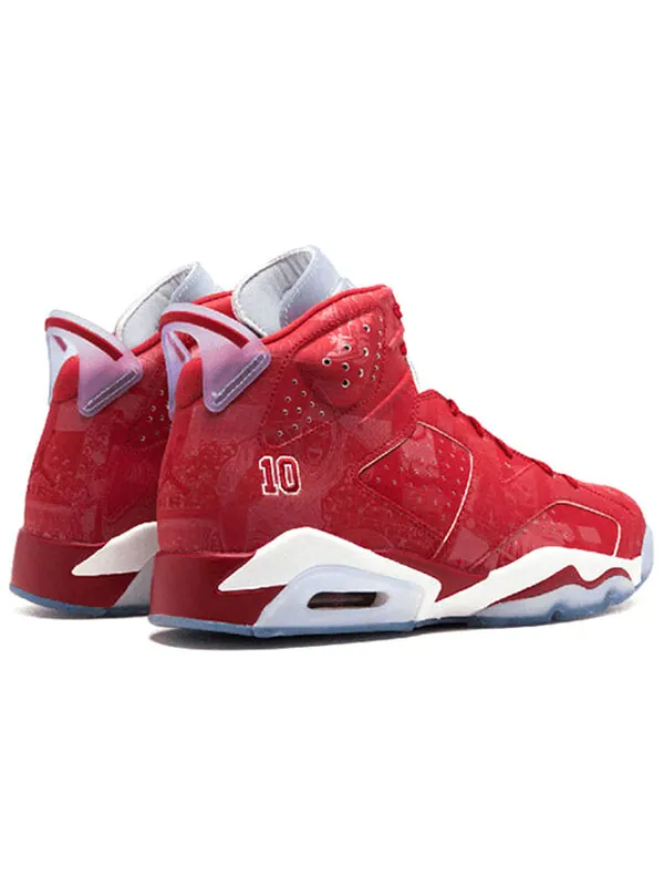 Кроссовки 6 ретро Air Jordan — изображение 4 из 4, красный/красный-белый
