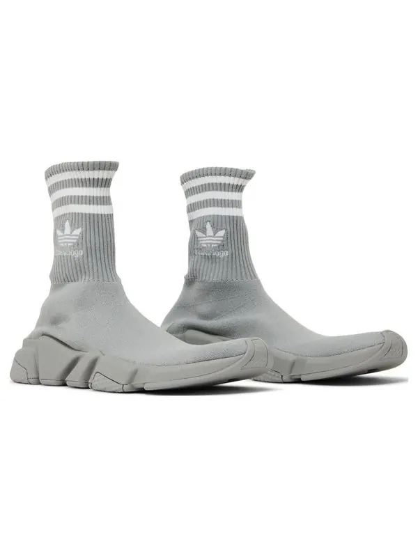 Кроссовки x adidas originals speed 1.0 sneakers 'grey' Balenciaga — изображение 3 из 4, серый/белый