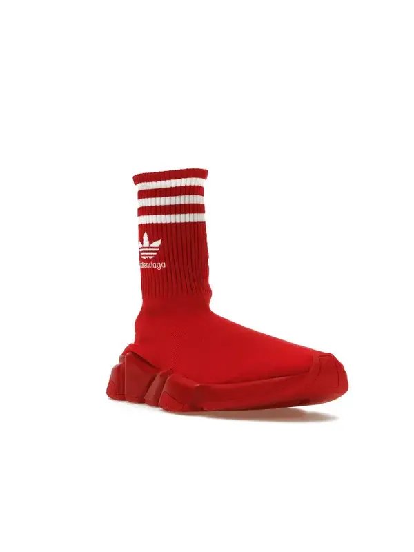 Кроссовки x adidas speed trainer 'red white' Balenciaga — изображение 3 из 4, красный/белый