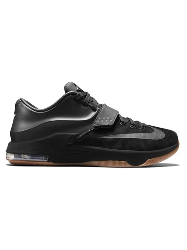 Кроссовки kd 7 ext замшевые qs Nike — изображение 2 из 4, черный/черный