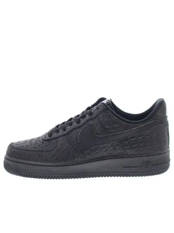 Кроссовки air force 1 low '07 lv8 'black croc' Nike — изображение 1 из 4, черный/черный-черный