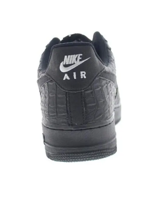 Кроссовки air force 1 low '07 lv8 'black croc' Nike — изображение 3 из 4, черный/черный-черный