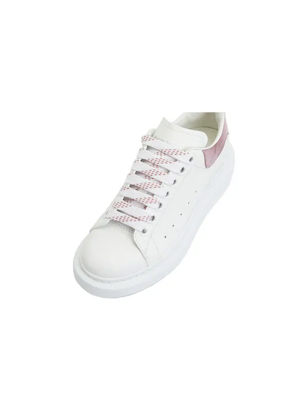 Кроссовки oversized sneakers 'white pink Alexander Mcqueen — изображение 2 из 4, белый/розовый