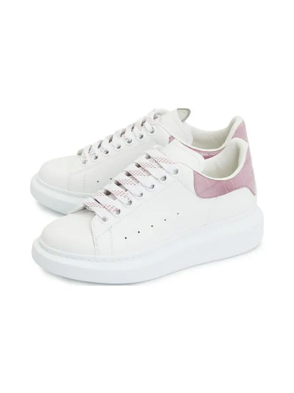 Кроссовки oversized sneakers 'white pink Alexander Mcqueen — изображение 3 из 4, белый/розовый