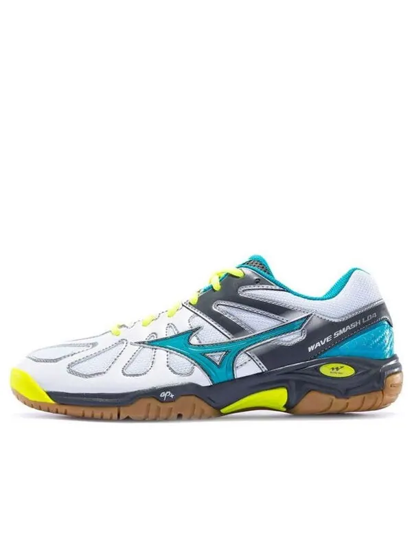 Кроссовки smash l04 white/blue Mizuno — изображение 1 из 4, белый/синий