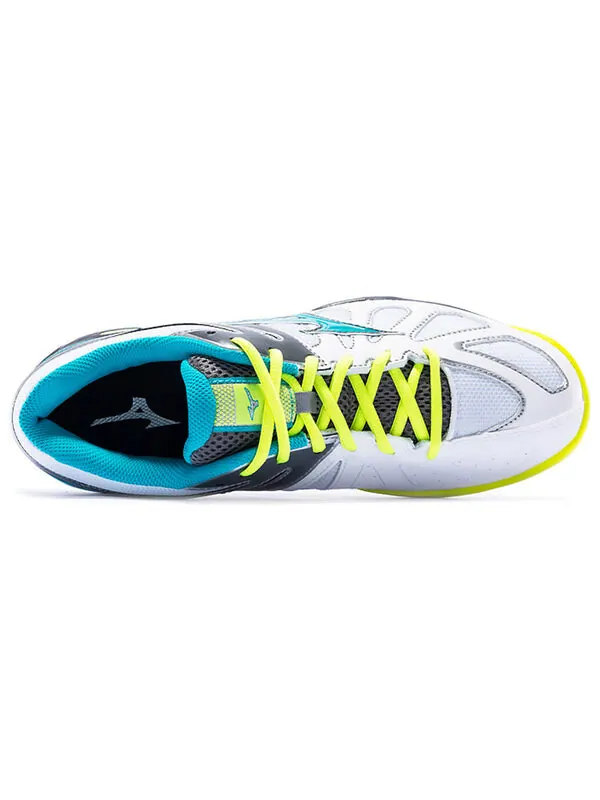 Кроссовки smash l04 white/blue Mizuno — изображение 3 из 4, белый/синий