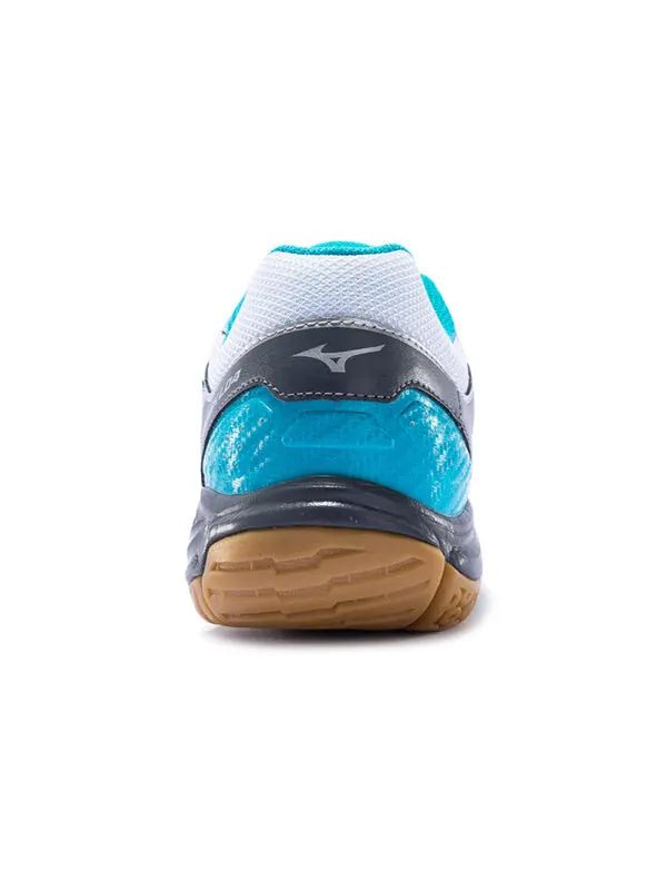 Кроссовки smash l04 white/blue Mizuno — изображение 4 из 4, белый/синий