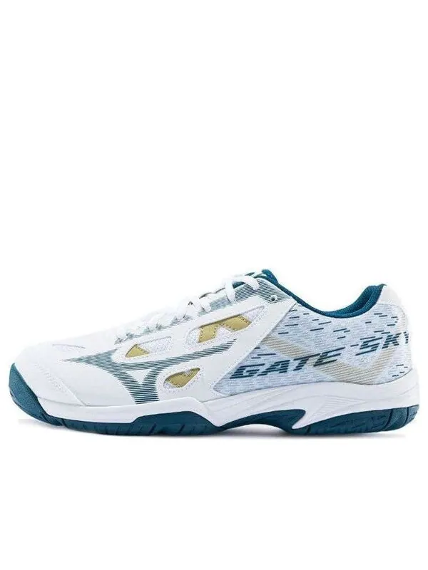 Кроссовки gate sky wide 'white turquoise' Mizuno — изображение 1 из 4, белый/синий