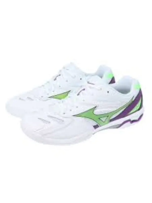 Кроссовки wave fang pro 'white green purple' Mizuno — изображение 2 из 4, белый/зеленый/фиолетовый