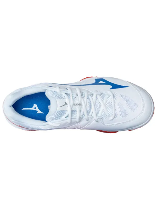 Кроссовки wave claw 2 'white blue red' Mizuno — изображение 4 из 4, белый/синий/красный