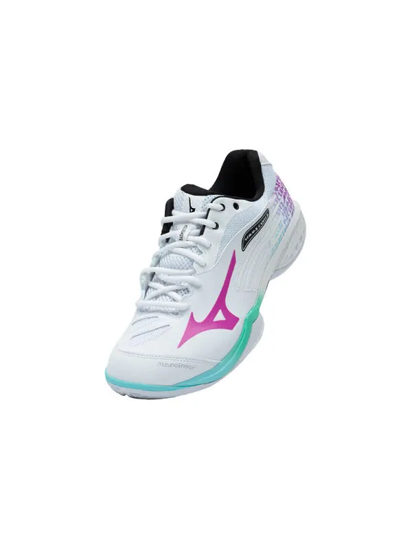 Кроссовки wave claw 'white green purple' Mizuno — изображение 2 из 4