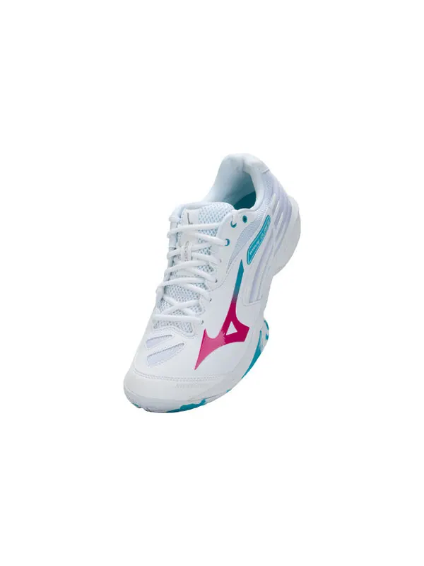 Кроссовки wave claw ii 'white sky blue pink' Mizuno — изображение 2 из 4, белый/синий/розовый