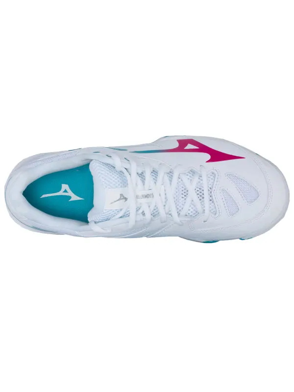 Кроссовки wave claw ii 'white sky blue pink' Mizuno — изображение 4 из 4, белый/синий/розовый