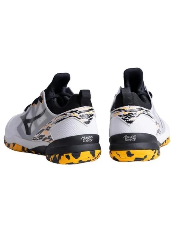 Кроссовки wave fang zero 'black white yellow' Mizuno — изображение 3 из 4, белый/черный/желтый