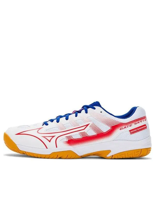 Кроссовки gate sky plus ii 'white blue orange' Mizuno — изображение 1 из 4, белый/синий/оранжевый