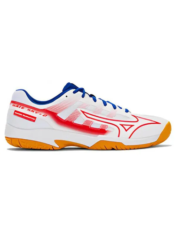 Кроссовки gate sky plus ii 'white blue orange' Mizuno — изображение 2 из 4, белый/синий/оранжевый