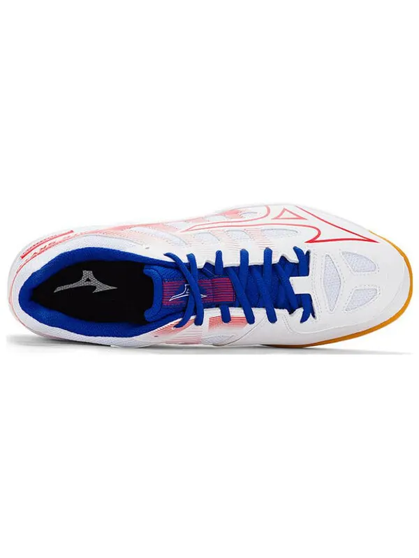 Кроссовки gate sky plus ii 'white blue orange' Mizuno — изображение 4 из 4, белый/синий/оранжевый