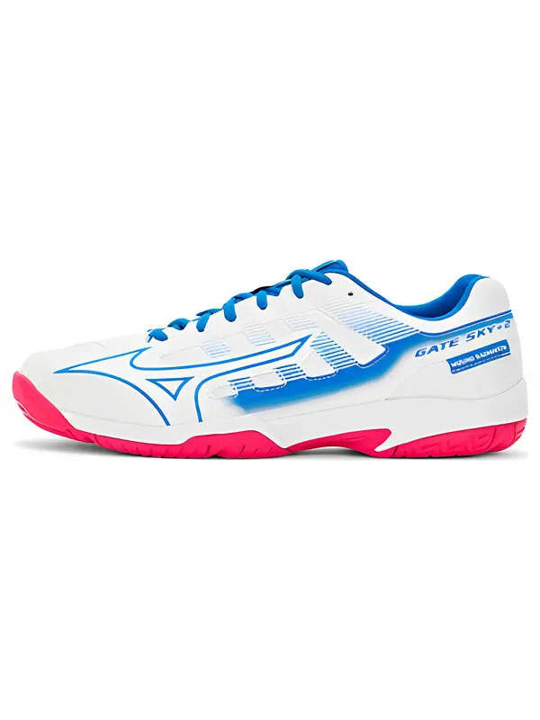 Кроссовки gate sky plus ii 'white blue red' Mizuno — изображение 2 из 4, белый/синий/красный