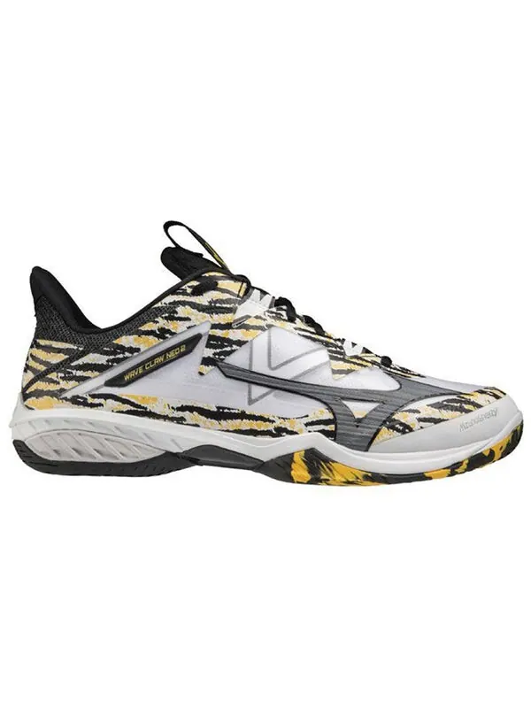 Кроссовки wave claw neo ii 'white black yellow' Mizuno — изображение 2 из 4, белый/черный/желтый