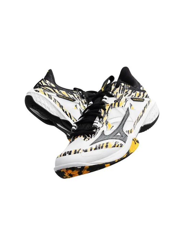 Кроссовки wave claw neo ii 'white black yellow' Mizuno — изображение 3 из 4, белый/черный/желтый