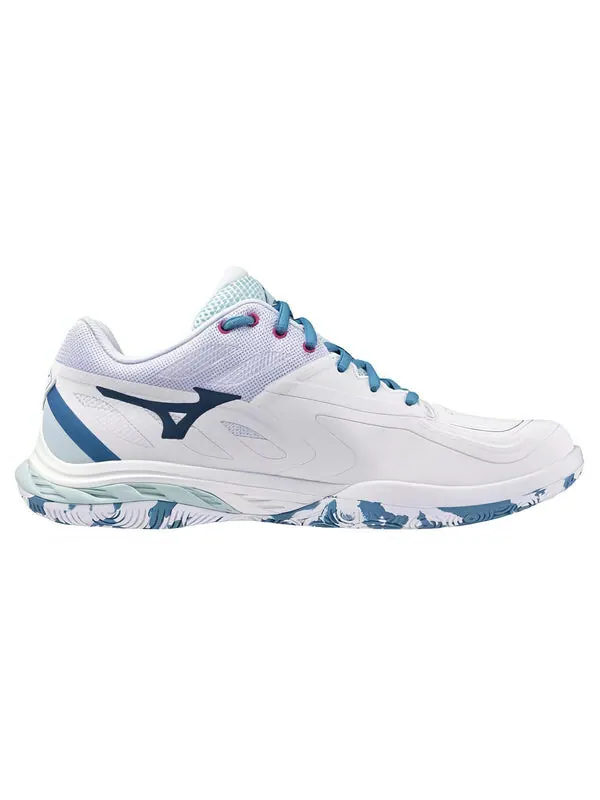 Кроссовки wave fang 2 'white blue' Mizuno — изображение 2 из 4, белый/синий