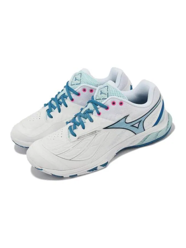 Кроссовки wave fang 2 'white blue' Mizuno — изображение 3 из 4, белый/синий