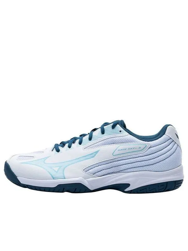 Кроссовки gate sky plus 3 'white teal' Mizuno — изображение 1 из 4, белый/синий
