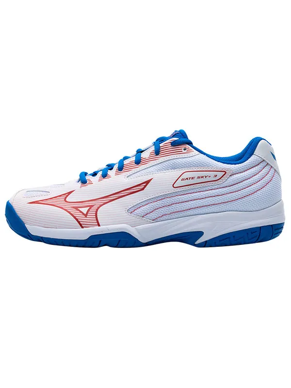 Кроссовки gate sky plus 3 'white blue red' Mizuno — изображение 2 из 4, белый/красный/синий