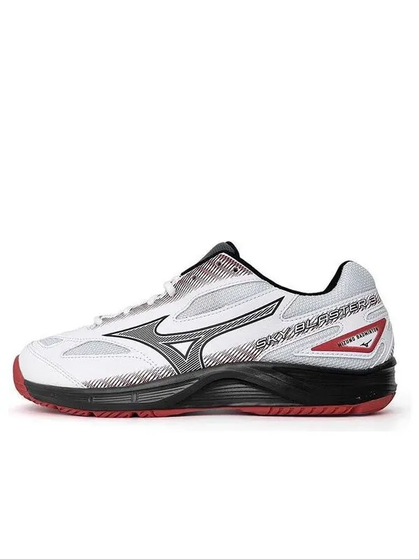 Кроссовки sky blaster 3 wide 'white black cayenne' Mizuno — изображение 1 из 3, белый/черный/красный
