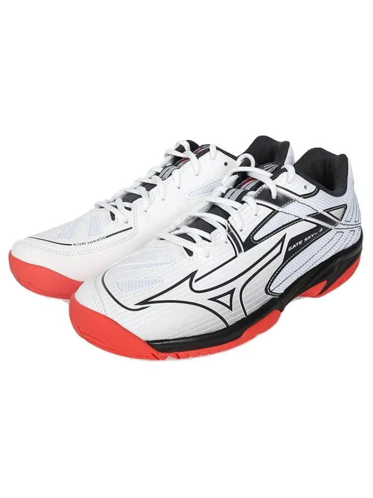 Кроссовки Mizuno Gate Sky Plus 4 'White Black Red' — изображение 3 из 4, белый