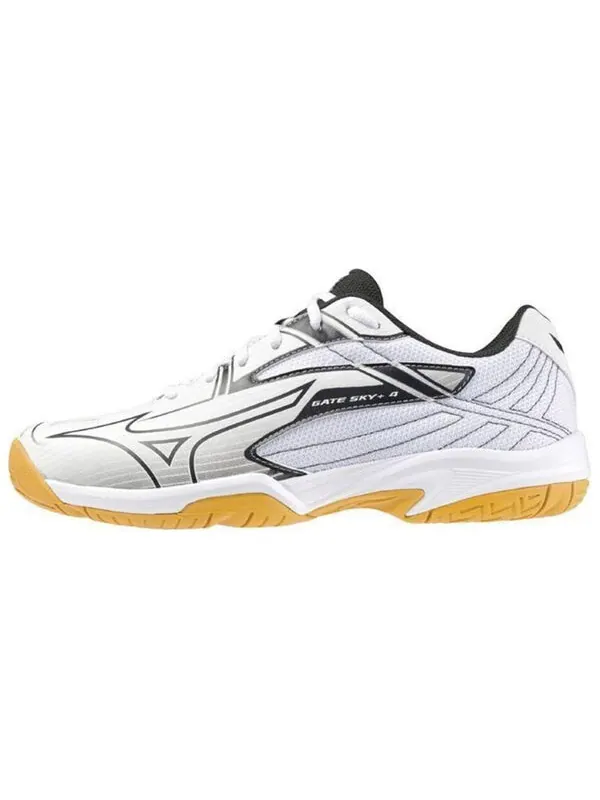 Кроссовки gate sky plus 4 'white black gum' Mizuno — изображение 3 из 4, черный/белый