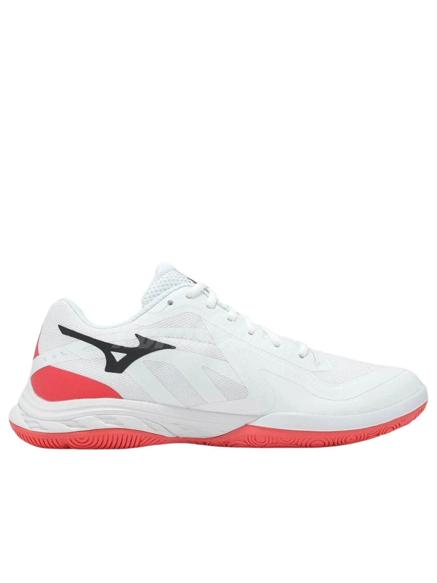 Mizuno Wave Fang EL 2 Wide 'White Coral Red' — изображение 2 из 5, белый/красный