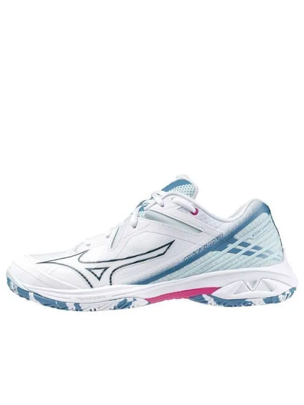 Кроссовки wave claw 3 wide 'white sailor blue' Mizuno — изображение 1 из 4, белый/синий