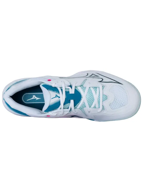 Кроссовки wave claw 3 wide 'white sailor blue' Mizuno — изображение 4 из 4, белый/синий