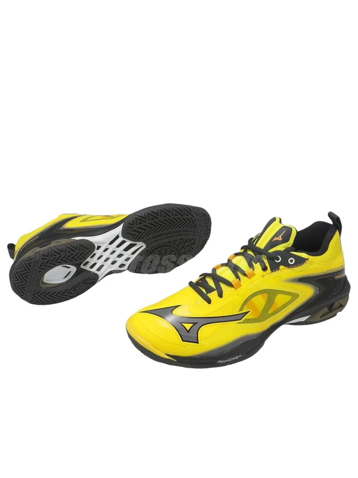 Кроссовки Mizuno Wave Claw Neo 3 Wide 'Yellow Black' — изображение 3 из 5, желтый