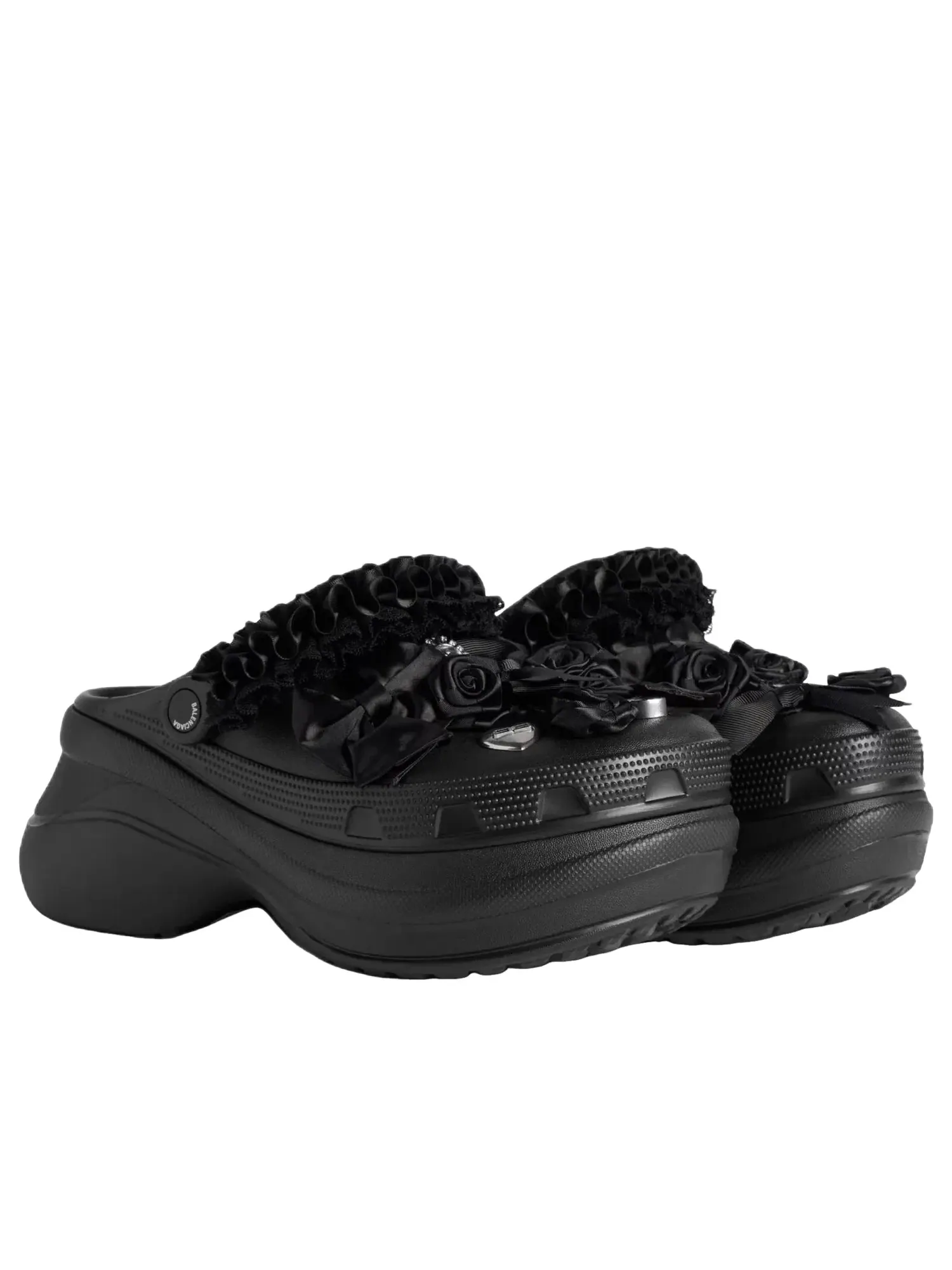 Женские мюли Balenciaga x Crocs Mule Jibbitz — изображение 3 из 7, черный