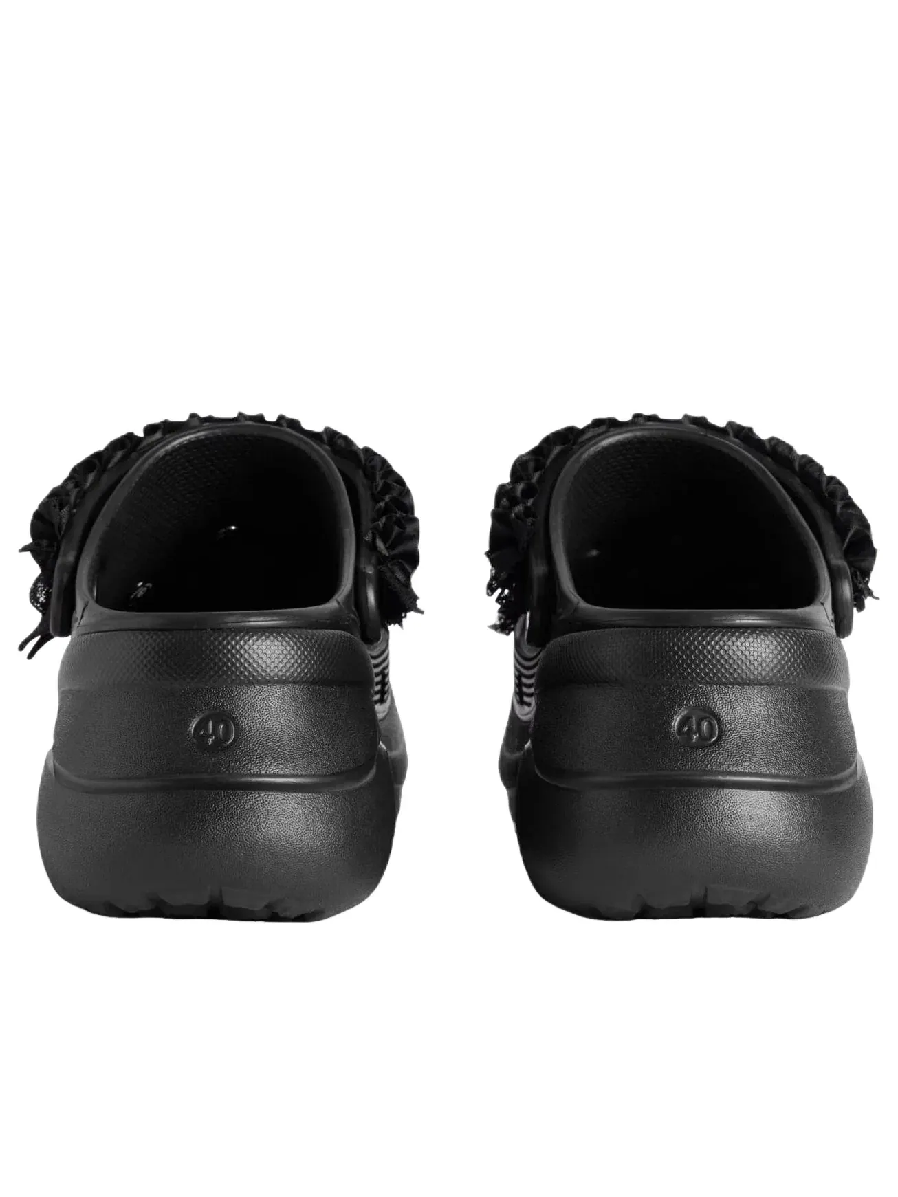 Женские мюли Balenciaga x Crocs Mule Jibbitz — изображение 6 из 7, черный