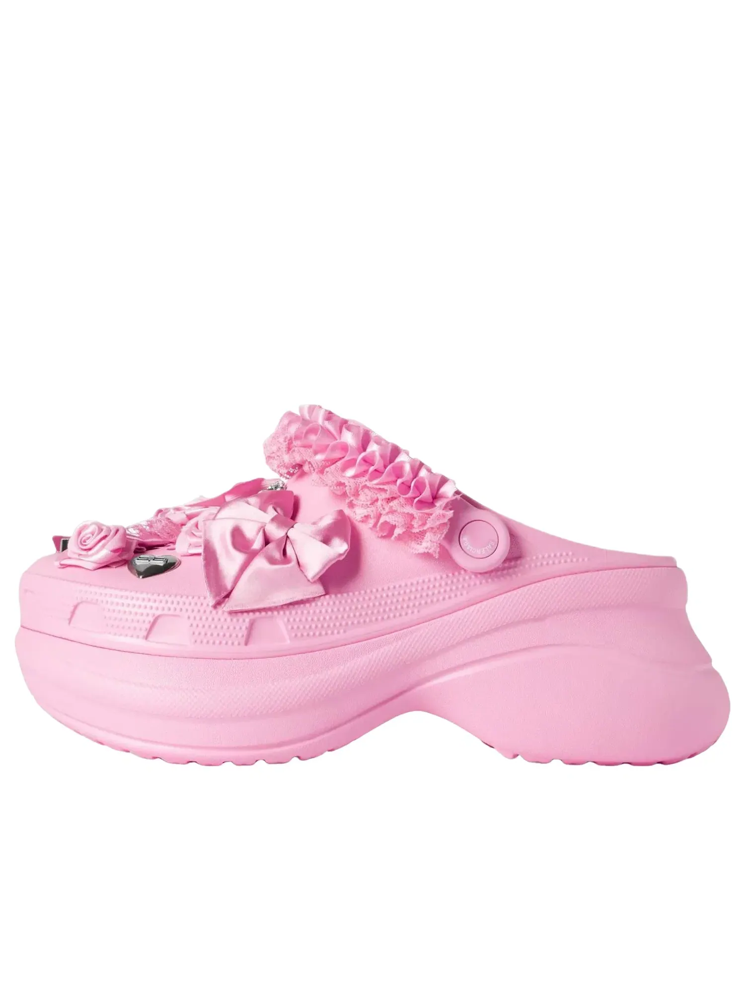Женские тапочки-мюли Balenciaga x Crocs Mule Jibbitz — изображение 1 из 8, розовый